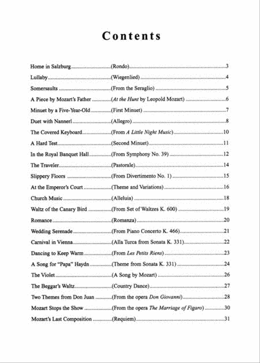Mozart-Schaum, Book 1 Piano Method scores gallery preview page 2