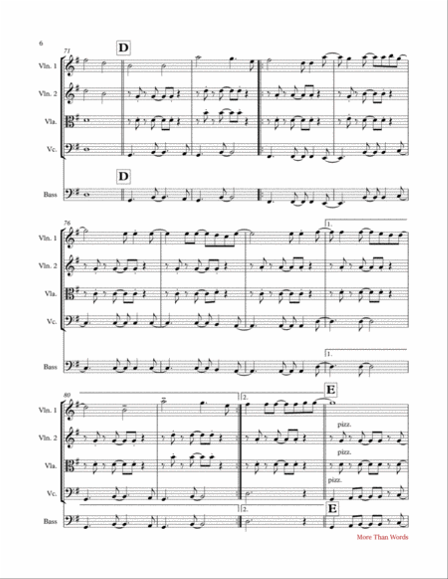 More Than Words Small Ensemble scores gallery preview page 6