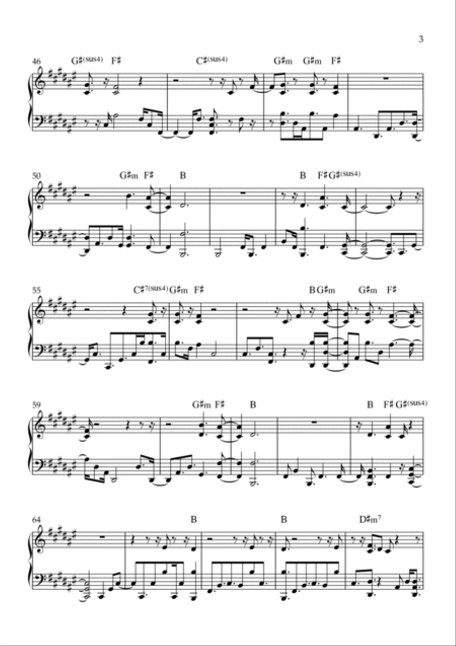 Forever Yhwh Forever Yhwh Piano Solo scores gallery preview page 3