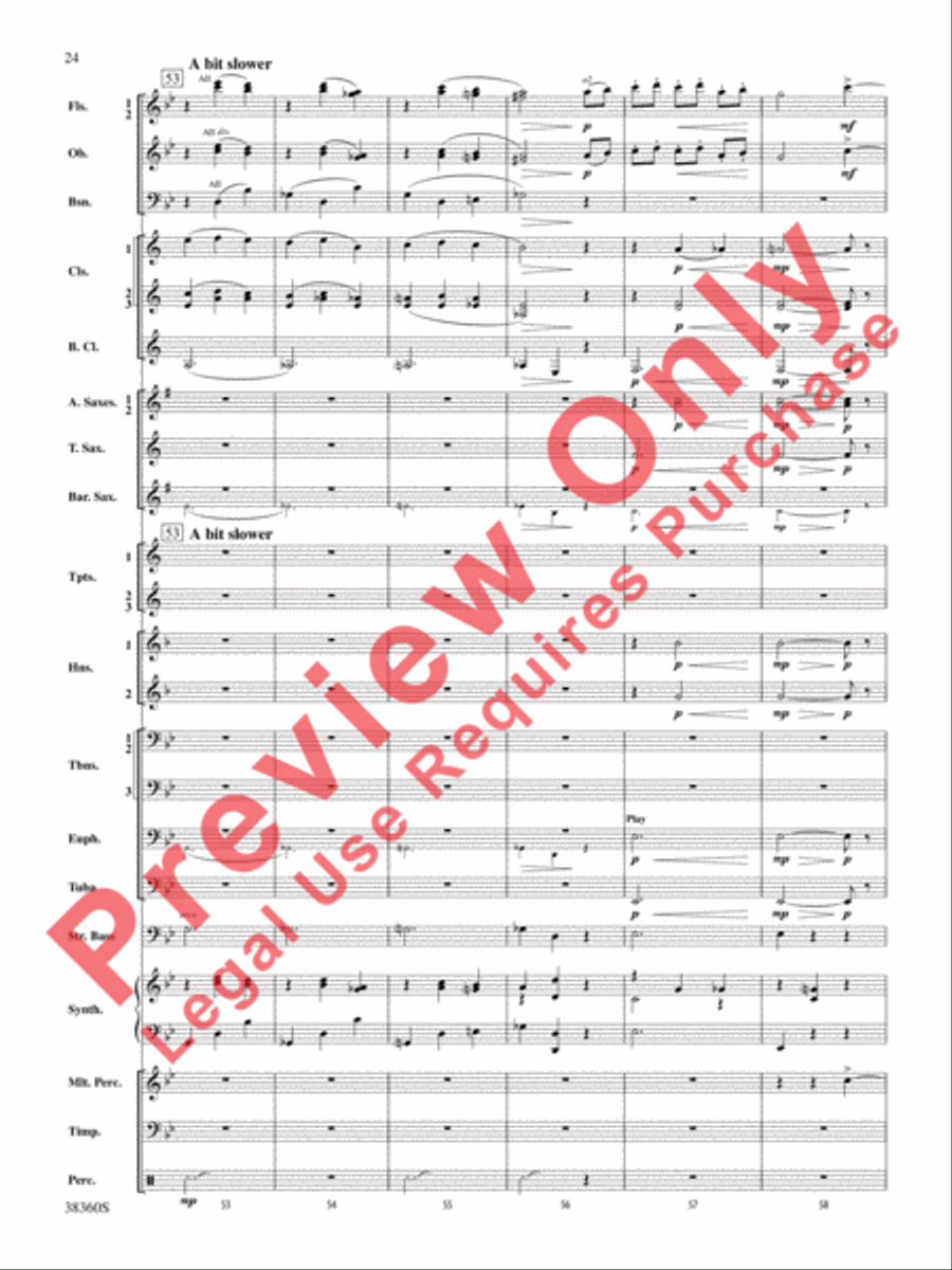 Tonadillas Suite Concert Band scores gallery preview page 25