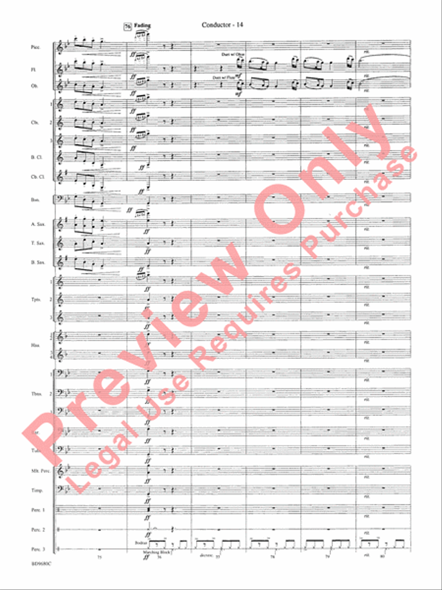 Ireland: Of Legend and Lore Concert Band scores gallery preview page 19