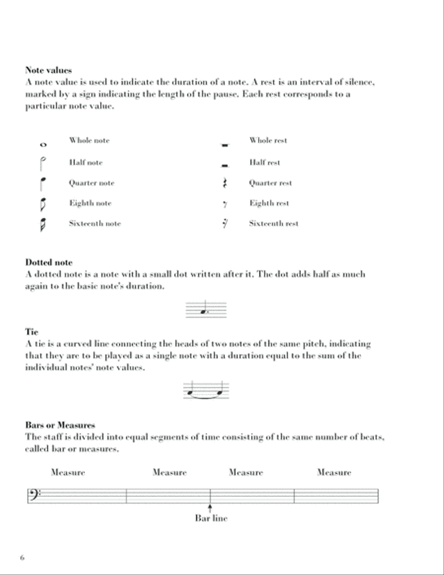 Easy Classical Bass Solos Bass Guitar scores gallery preview page 6