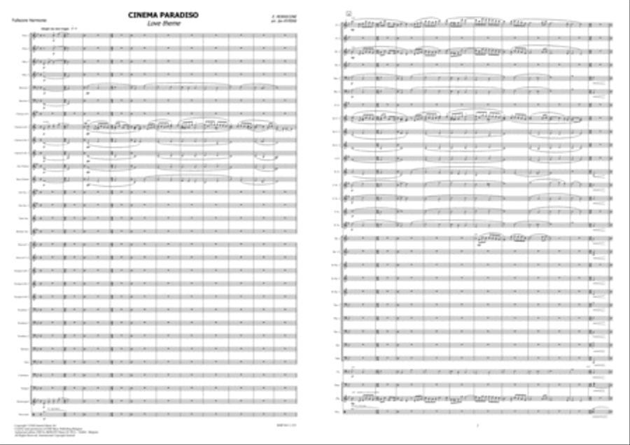 Cinema Paradiso - Love Theme Concert Band scores gallery preview page 2
