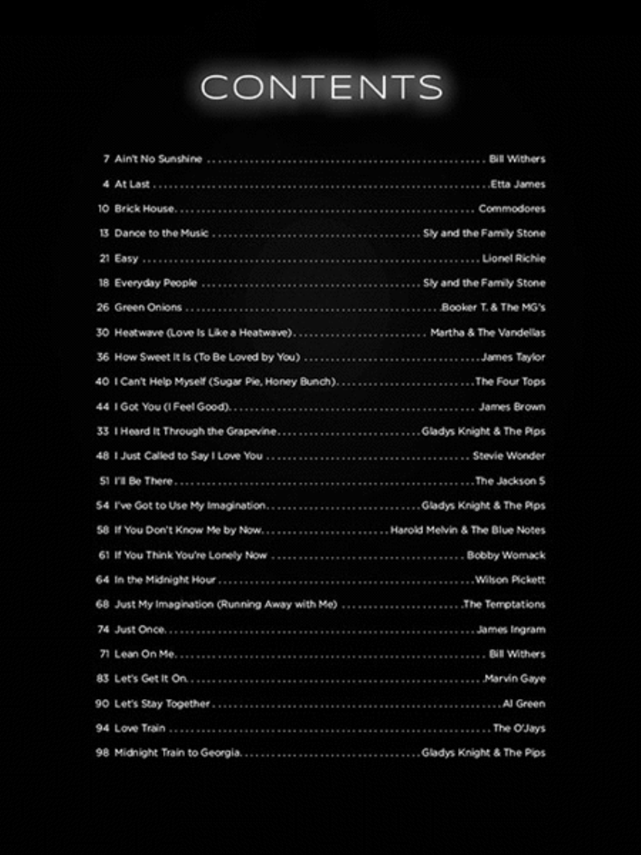 First 50 R&B Songs You Should Play on Piano Easy Piano scores gallery preview page 3