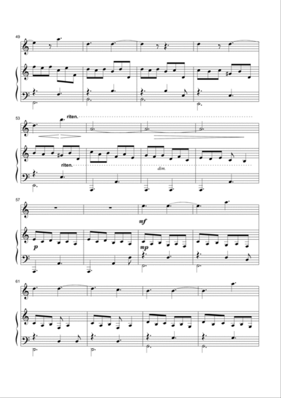 Fanny, Stolpersteine Variations Violin Solo scores gallery preview page 4
