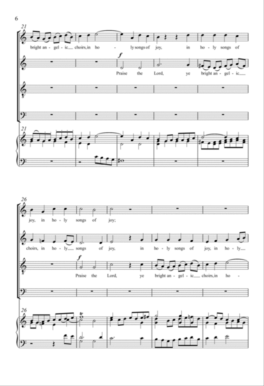 Hallelujah! 4-Part scores gallery preview page 4