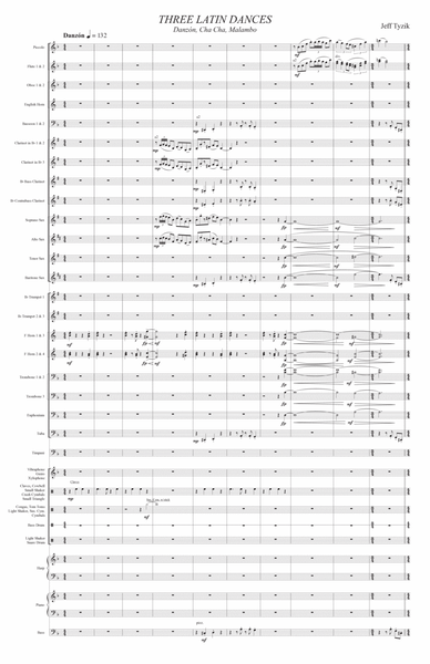 Three Latin Dances - Score Only image number null