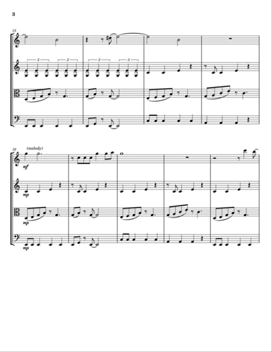 Amber String Quartet scores gallery preview page 3