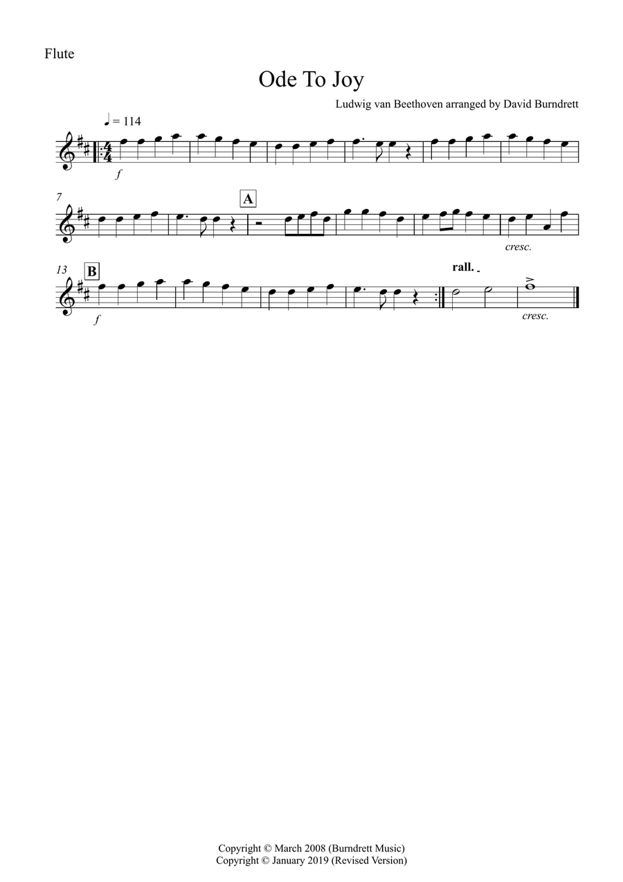 Ode To Joy for School Orchestra Full Orchestra scores gallery preview page 4