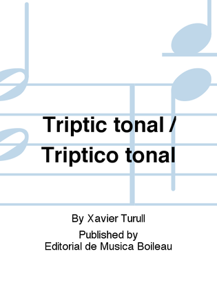 Triptic tonal / Triptico tonal