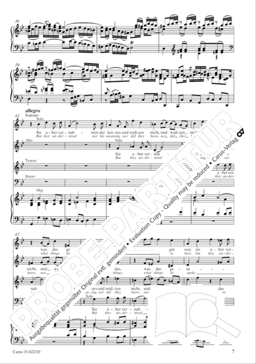 Jesus calling then the Twelve to him (Jesus nahm zu sich die Zwolfe) ATB scores gallery preview page 8