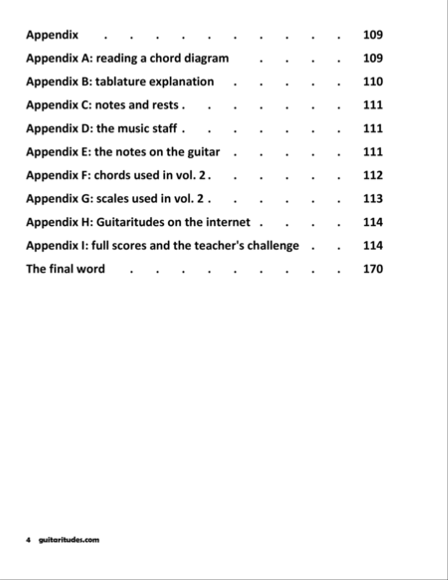 Guitaritudes vol.2 Guitar Method Guitar Tablature scores gallery preview page 5