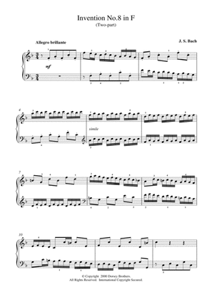 Two-Part Invention No. 8 in F Major