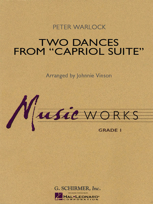 Book cover for Two Dances from Capriol Suite