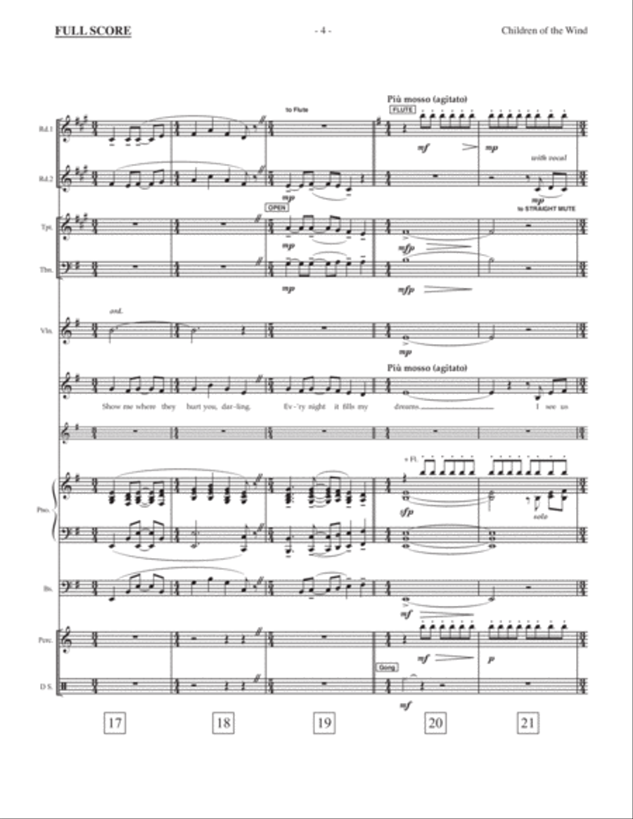 Children Of The Wind Large Ensemble scores gallery preview page 6