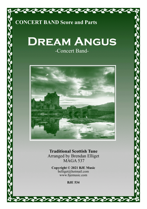 Book cover for Dream Angus - Concert Band Score and Parts PDF