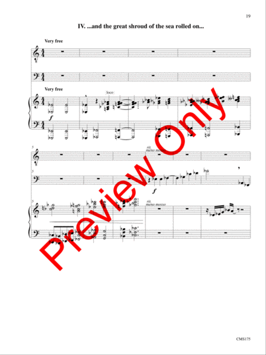 Songs of Solemn Confession: A Song Cycle Bassoon scores gallery preview page 20