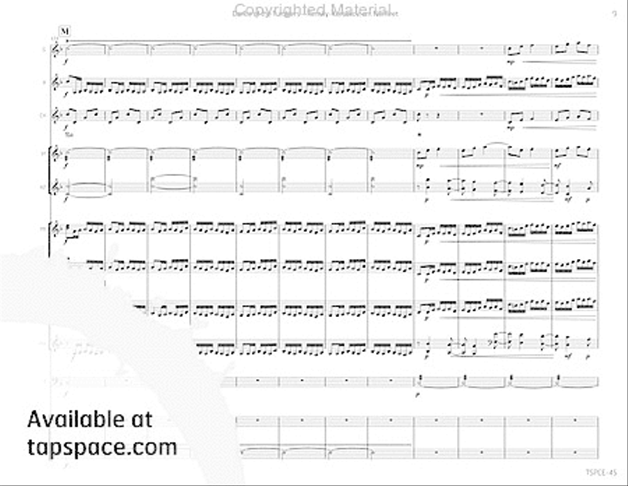 Dance of the Tumblers Percussion Ensemble scores gallery preview page 12