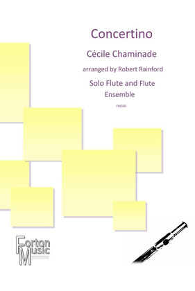 Book cover for Concertino for Flute, Op. 107