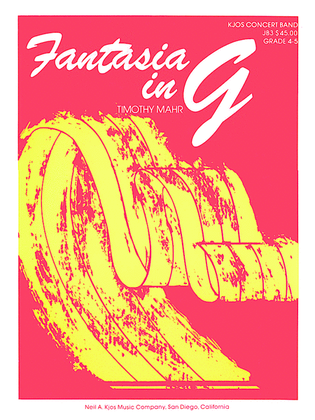 Book cover for Fantasia in G