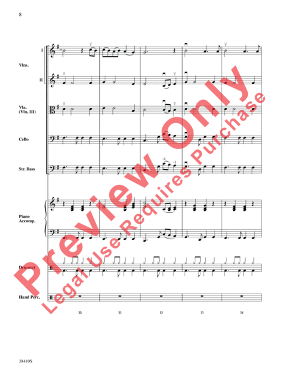Any Way You Want It String Orchestra scores gallery preview page 9