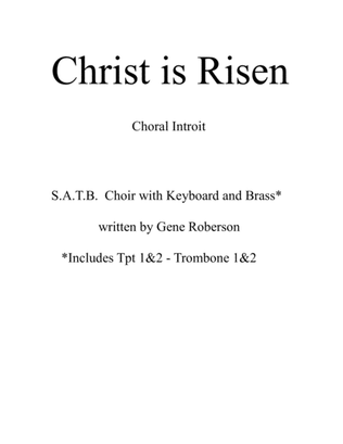 Christ is Risen (Choral Introit) Includes BRASS
