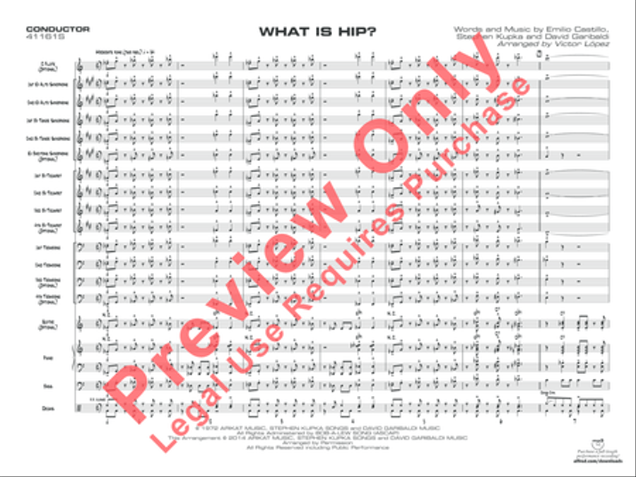 What Is Hip Jazz Ensemble scores gallery preview page 18