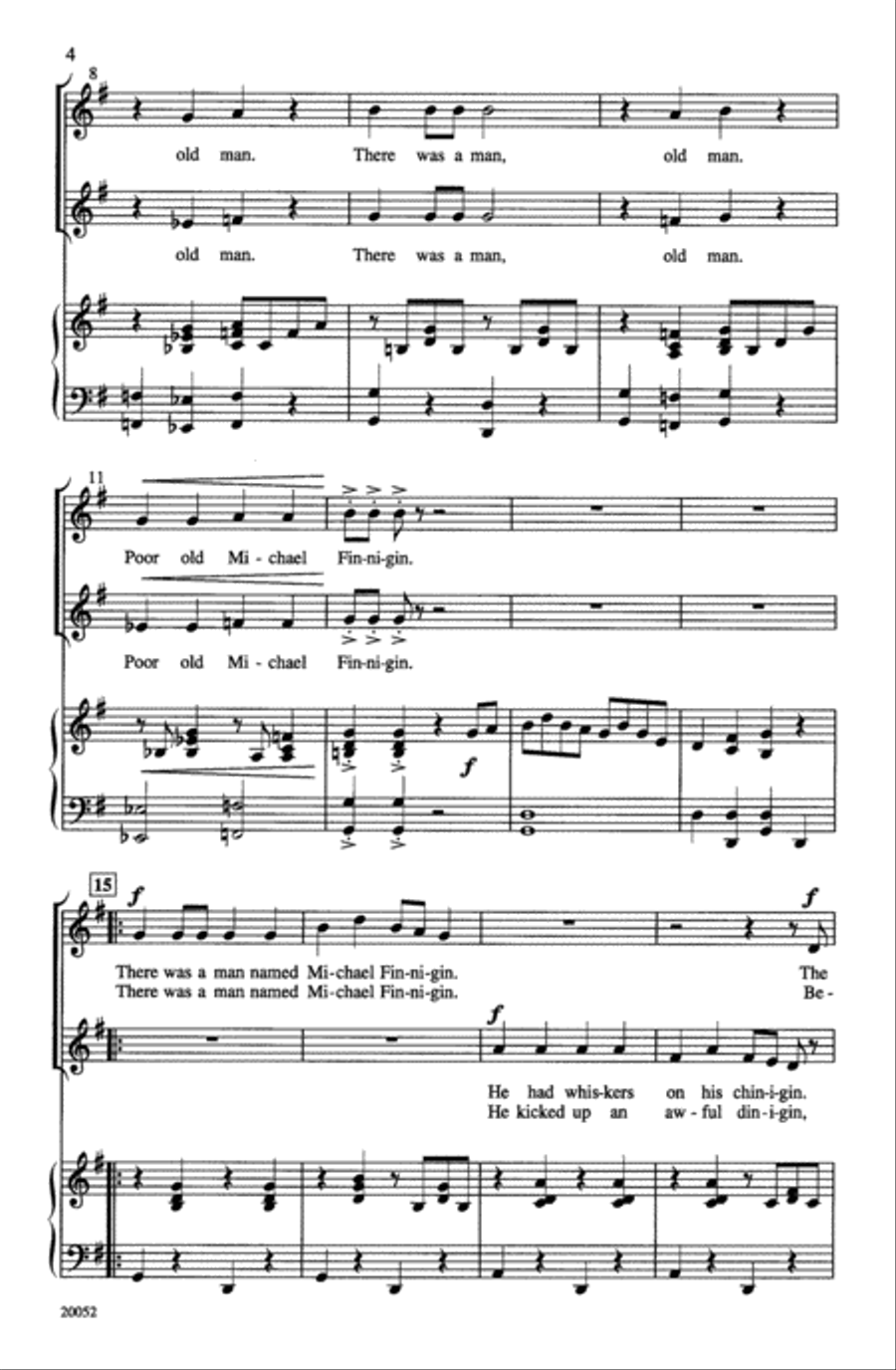 Michael Finnigin Choir scores gallery preview page 2