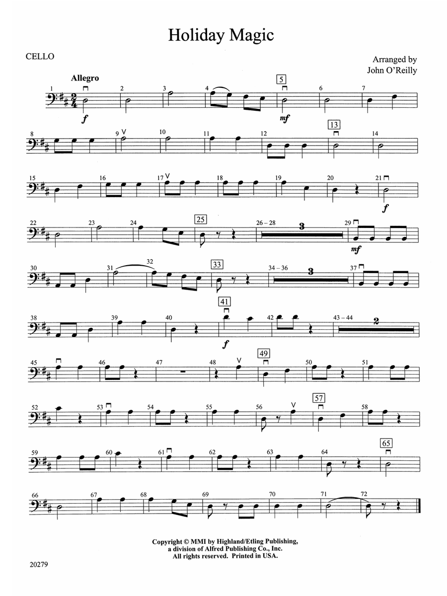 Holiday Magic: Cello