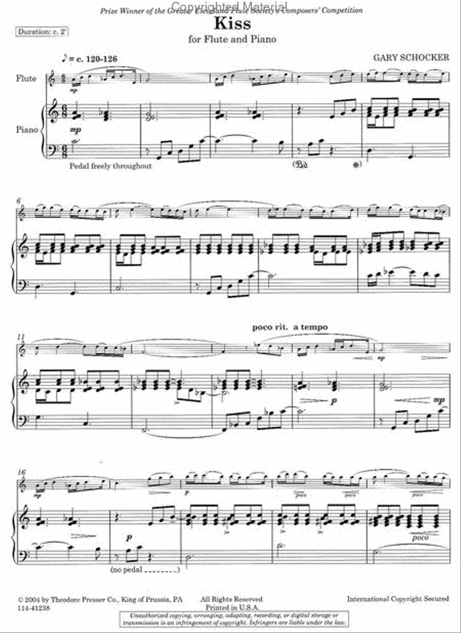 Kiss Chamber Music scores gallery preview page 2