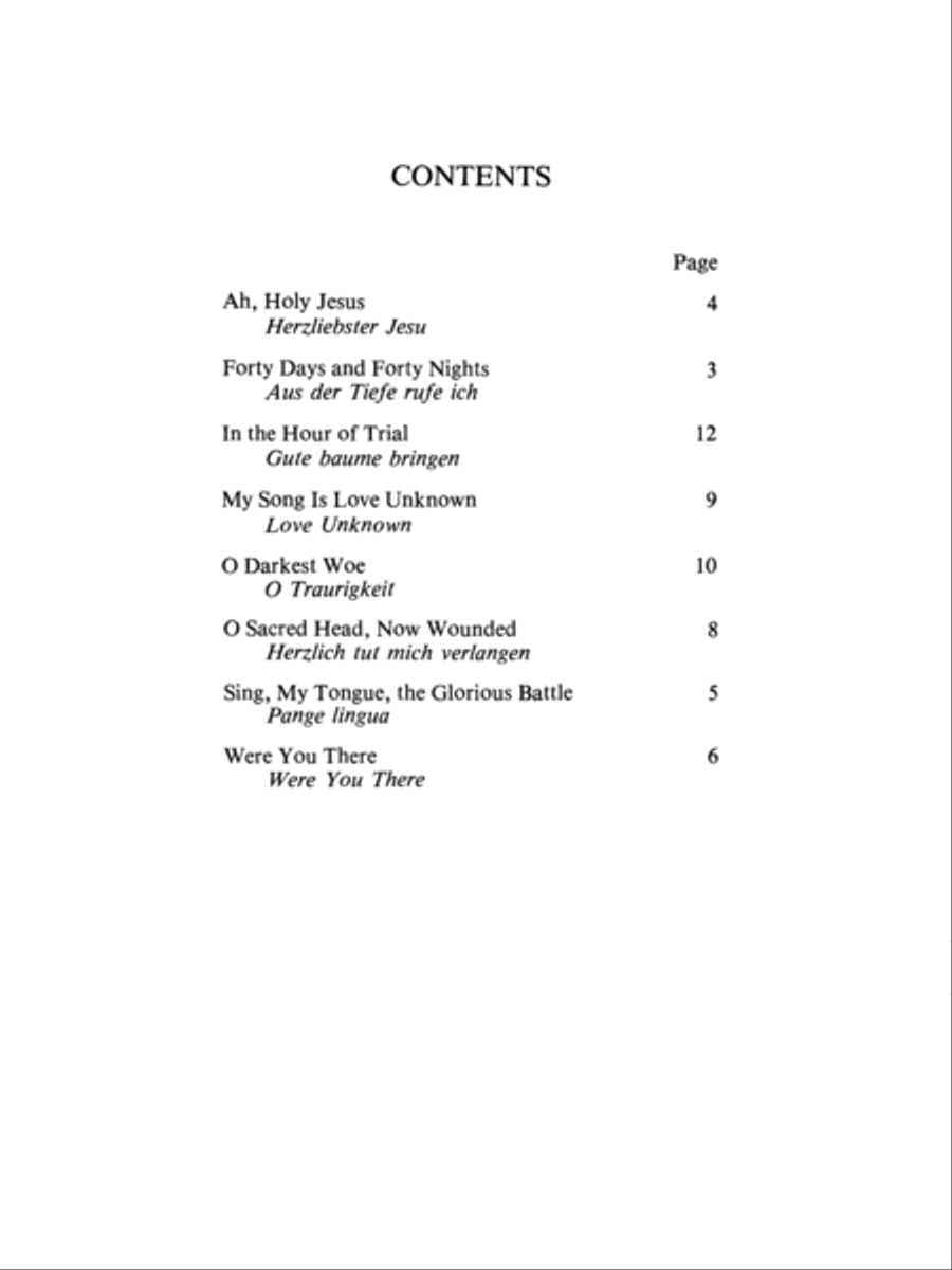 Lenten Music for Manuals, Set 1 Organ scores gallery preview page 2