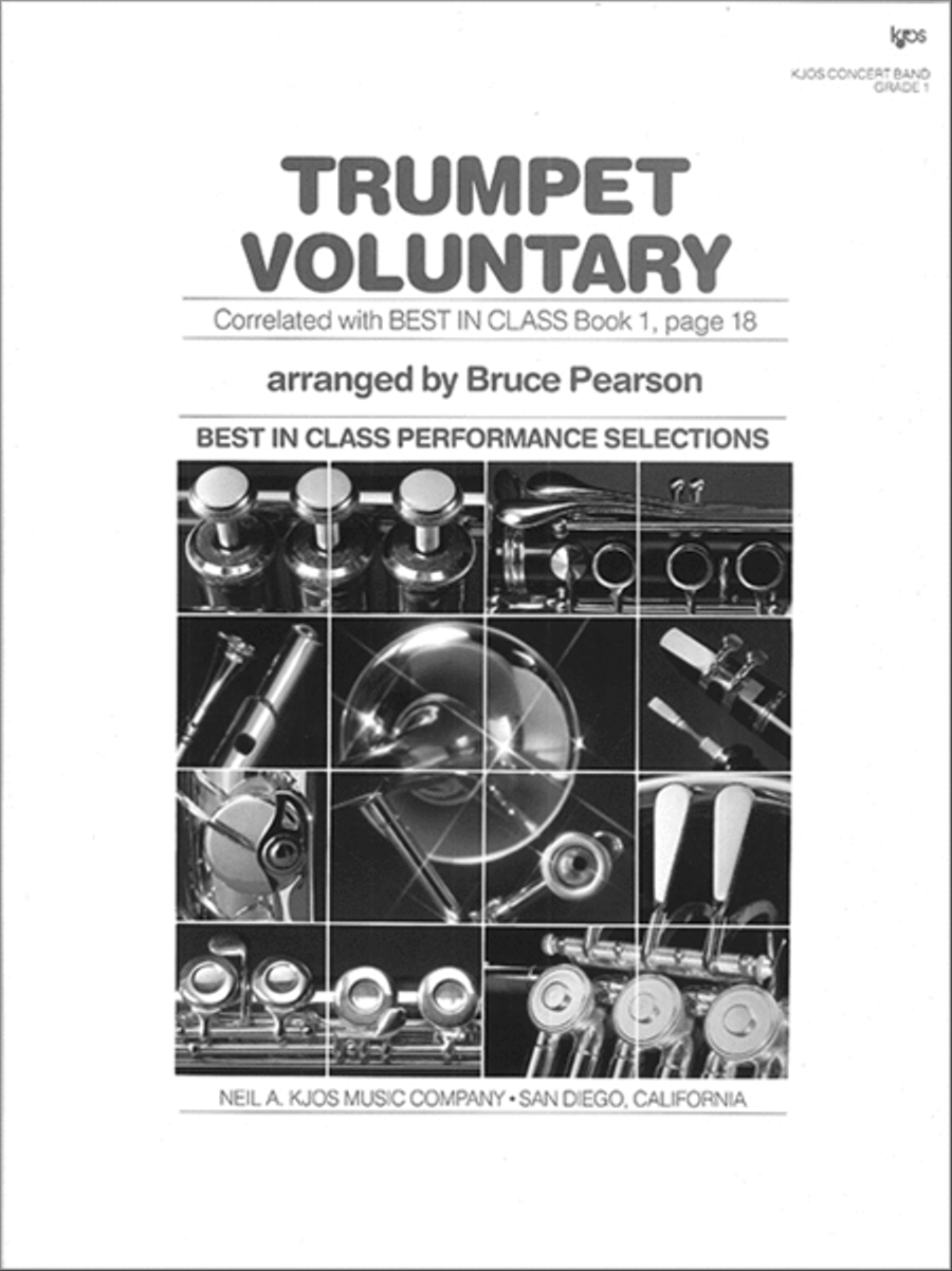 Trumpet Voluntary - Score Concert Band scores gallery preview page 1