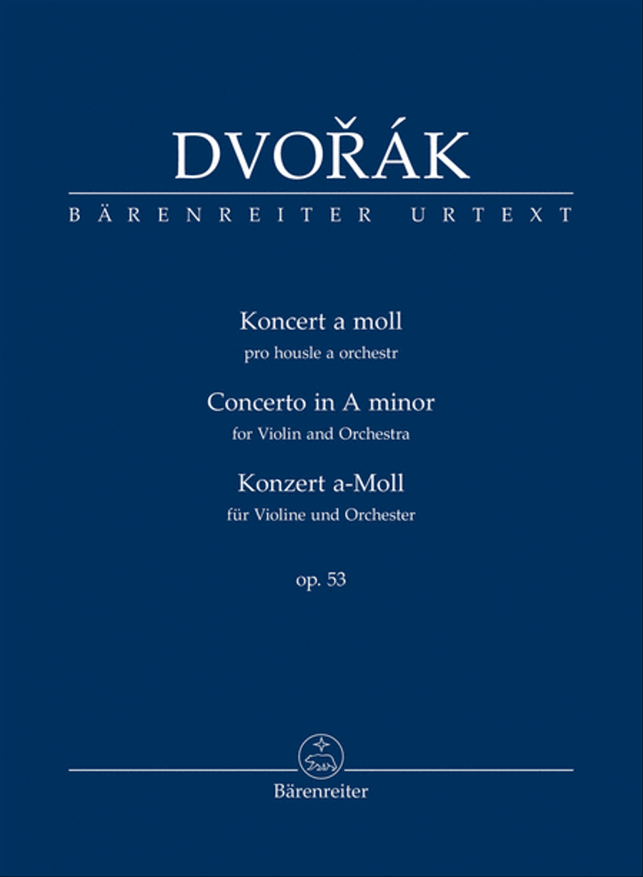 Konzert fur Violine und Orchester a-Moll op. 53 Orchestra scores gallery preview page 1