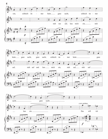BRAHMS: Vor der Tür, Op. 28 no. 2 (transposed to D major)