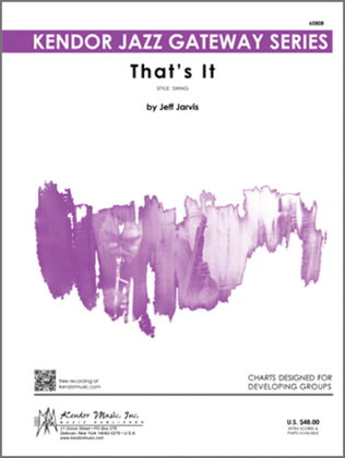 Book cover for That's It (Full Score)