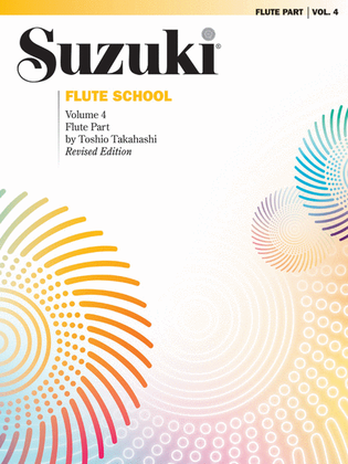 Book cover for Suzuki Flute School, Volume 4