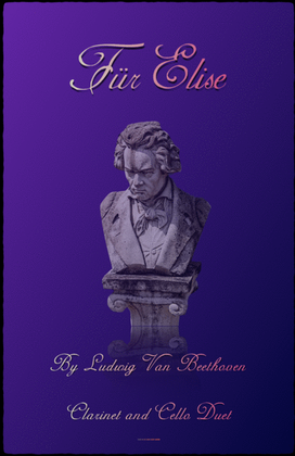 Book cover for Für Elise, Clarinet and Cello Duet
