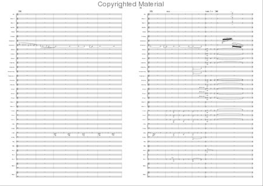 Variations on a Pentatonic Theme Concert Band scores gallery preview page 19