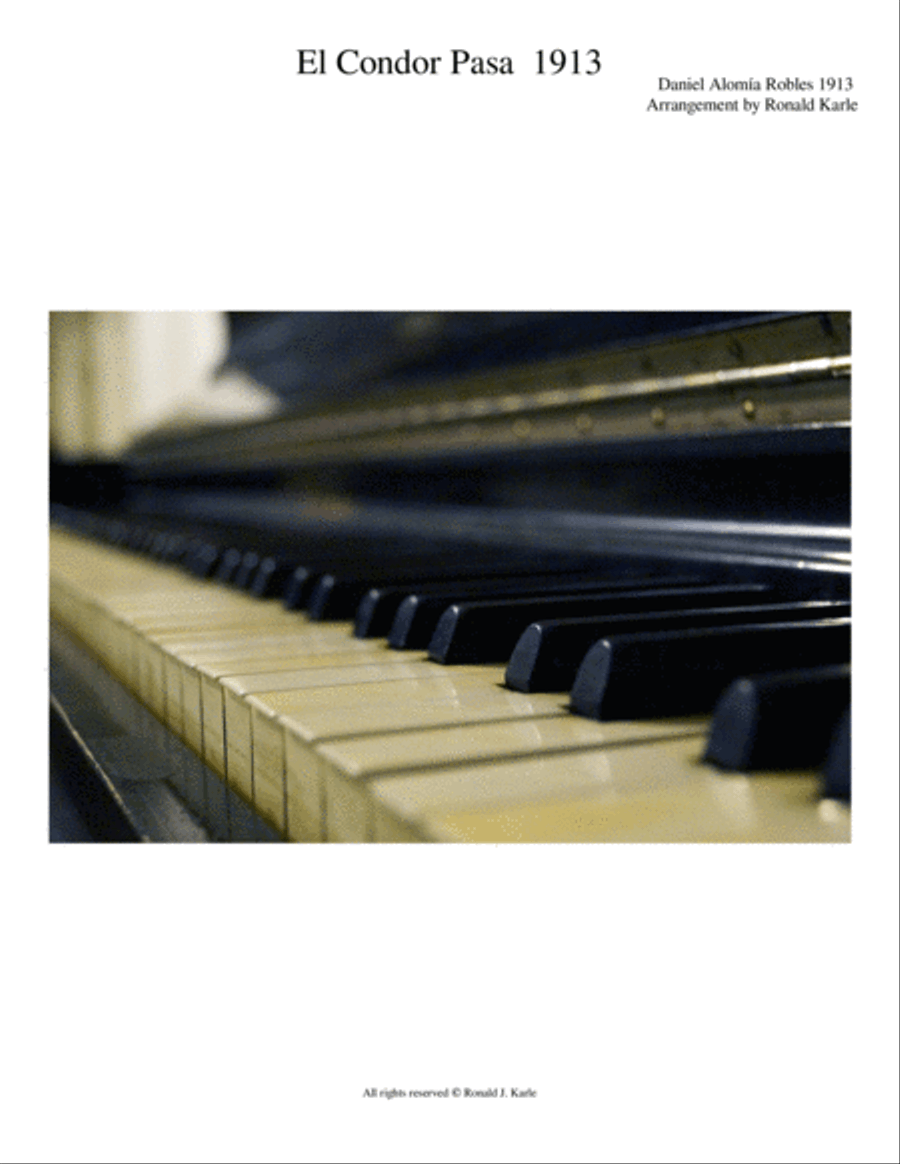 El Condor Pasa El Condor Pasa Piano Solo scores gallery preview page 1