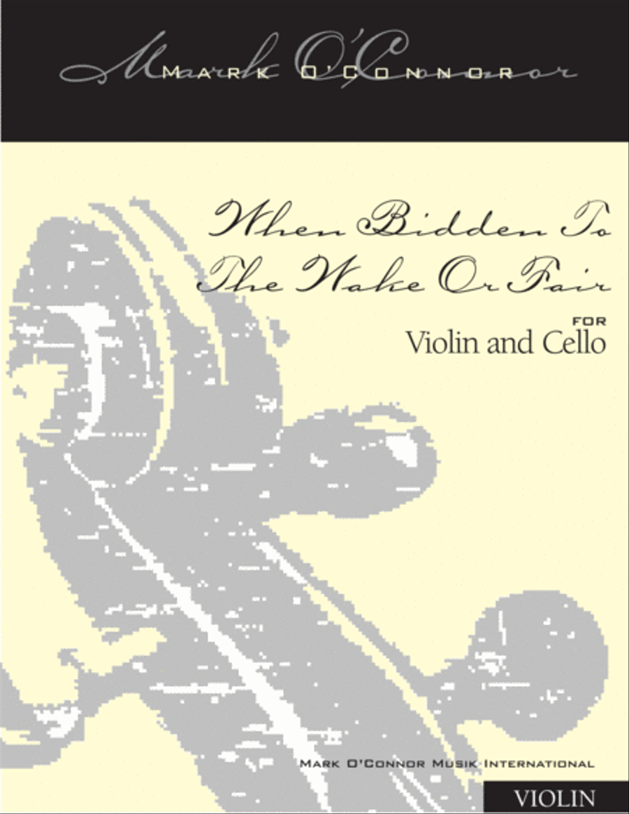 When Bidden To The Wake Or Fair (violin part - violin and cello) String Duet scores gallery preview page 1