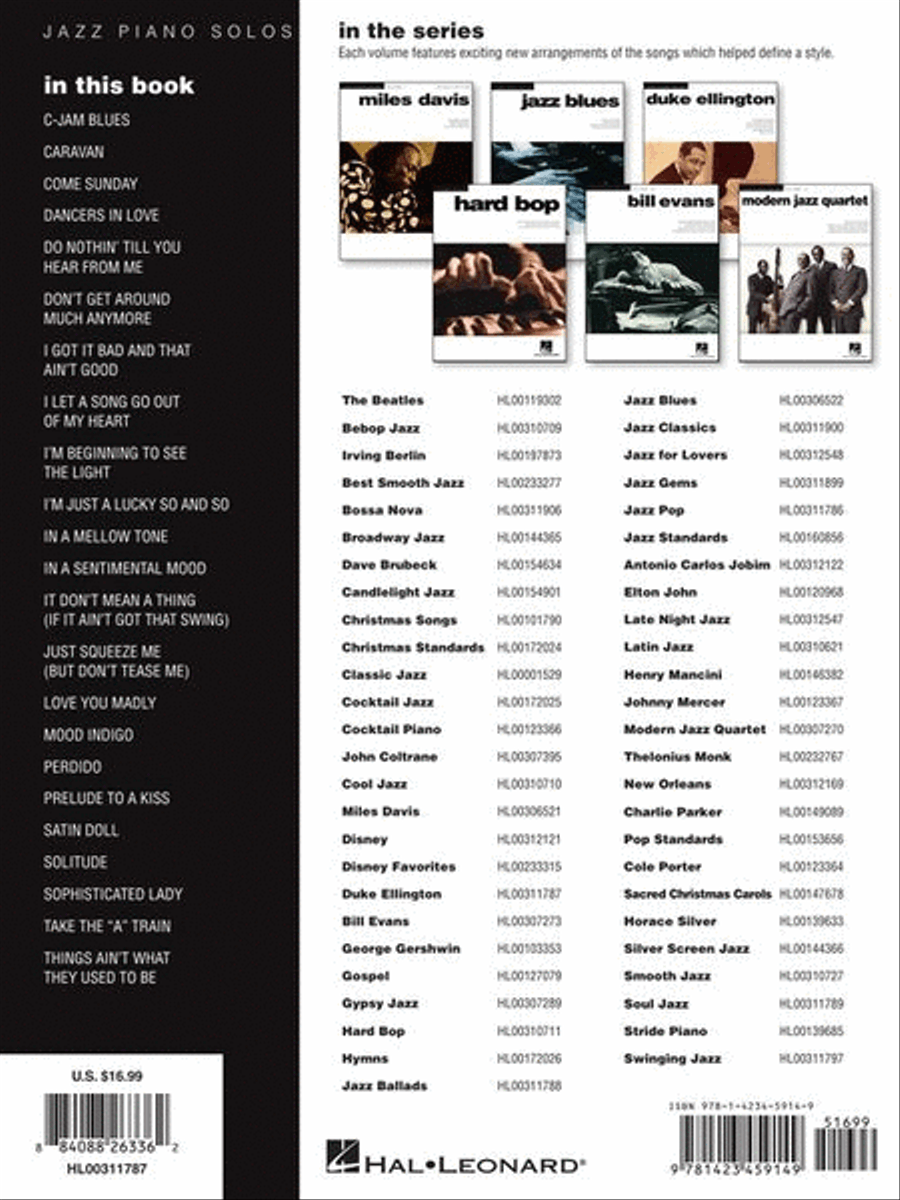 Duke Ellington Piano Solo scores gallery preview page 8