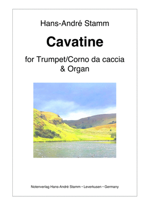 Book cover for Cavatine for Trumpet and Organ