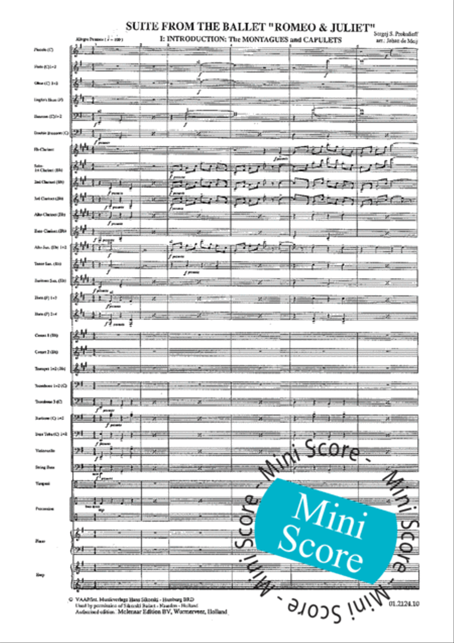 Romeo and Juliet Romeo and Juliet Concert Band scores gallery preview page 5