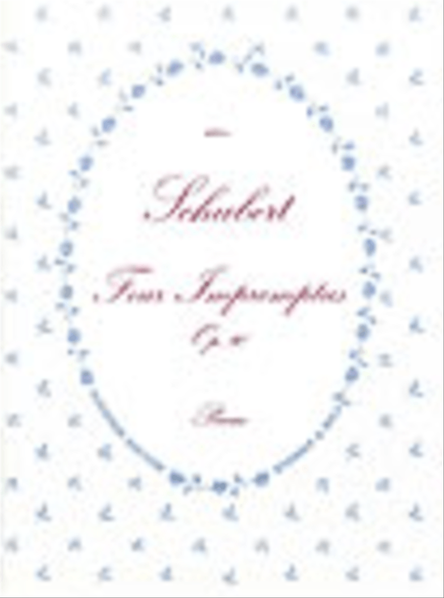 Four Impromptus, D.899, Op. 90 Piano Solo scores gallery preview page 1