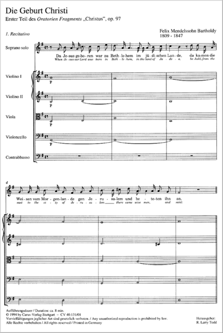 Christus Choir scores gallery preview page 106