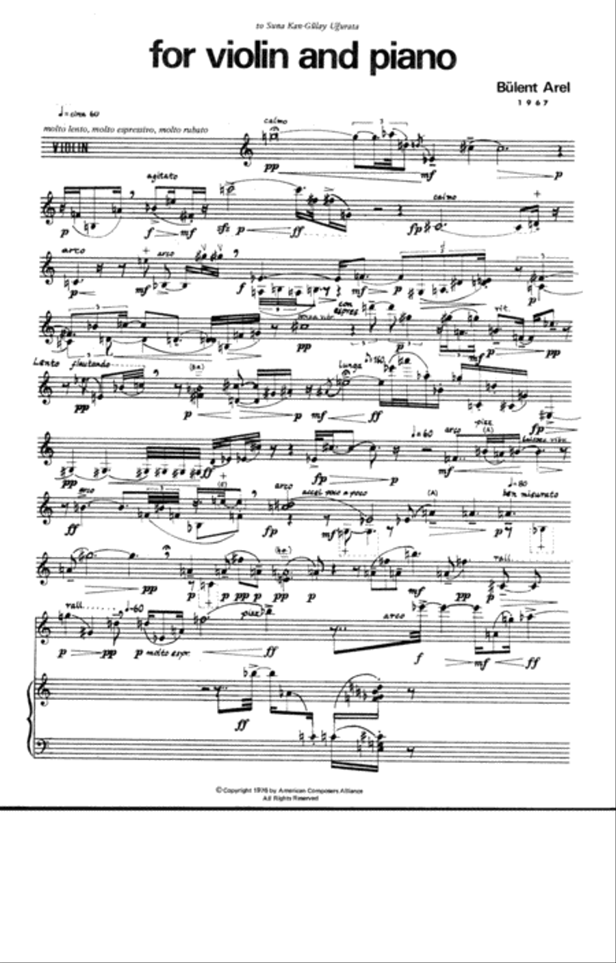 [Arel] Music for Violin and Piano Violin Solo scores gallery preview page 4
