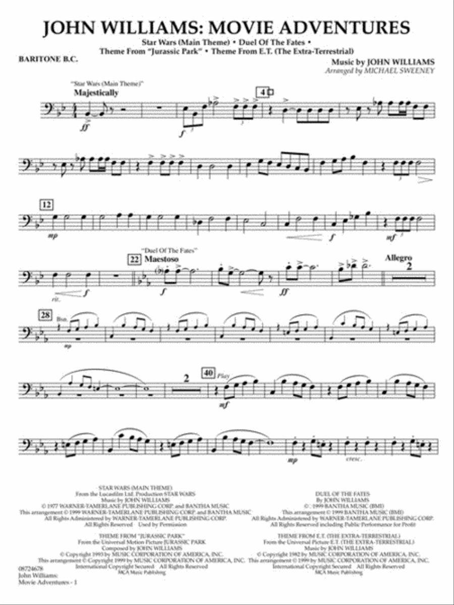 John Williams: Movie Adventures Concert Band scores gallery preview page 7