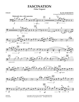 Fascination (Valse Tzigane) - Cello