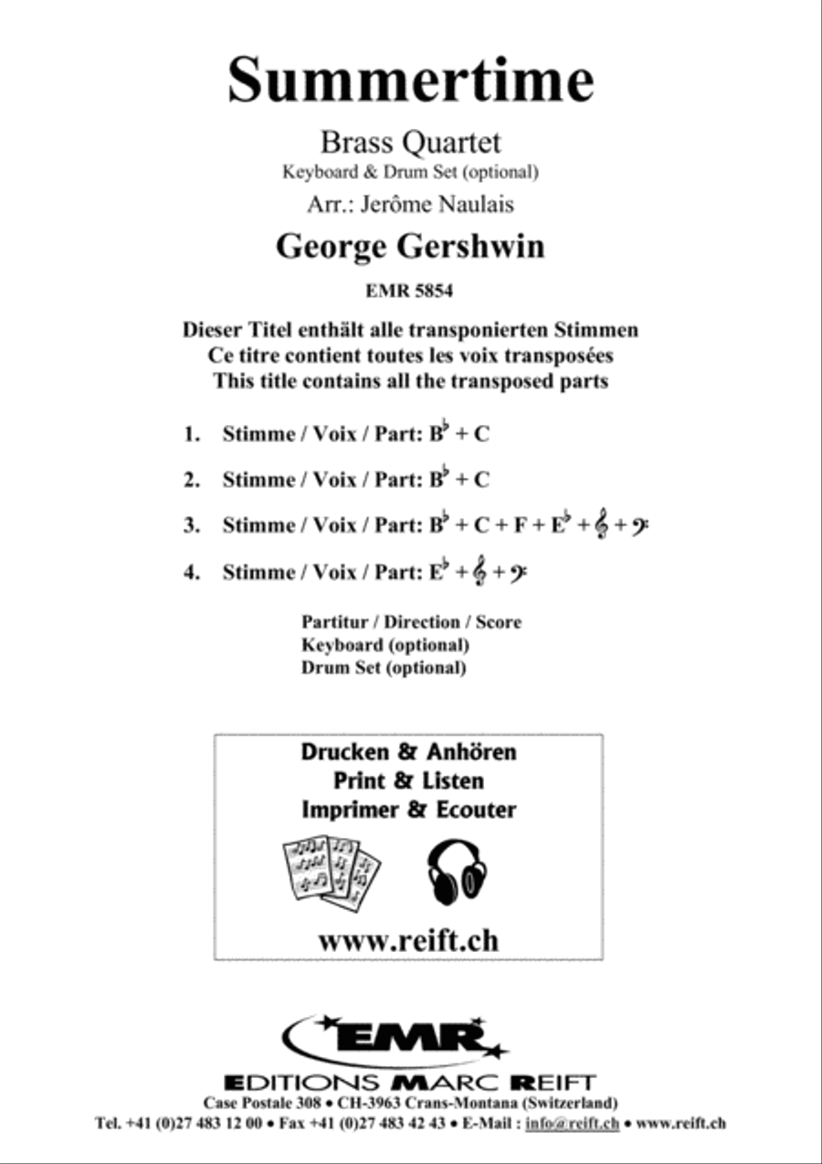 Summertime Brass Ensemble scores gallery preview page 2