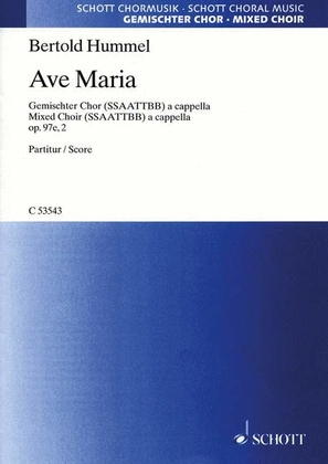 Ave Maria Op. 97e, 2